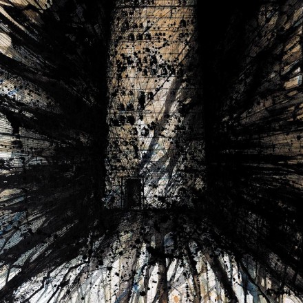 Alexandru Crișan, Columbarium, cerneluri pe hârtie, 50x50 cm, 640 g, 2012