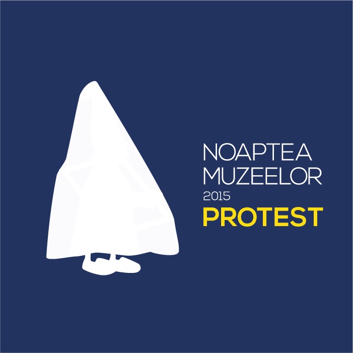 Imagine protest Noaptea Muzeelor