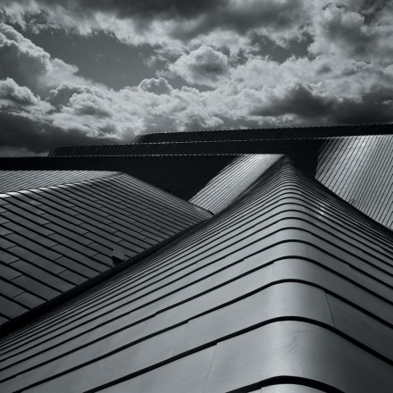 Hélène Binet: Zaha Hadid, Muzeul Riverside din Glasgow, Marea Britanie, 2011